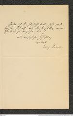 Nachlass Franz Steindachner, Brief von Georg Duncker an Franz Steindachner (16.11.1909), Inv.Nr. 120.01, Seite 3